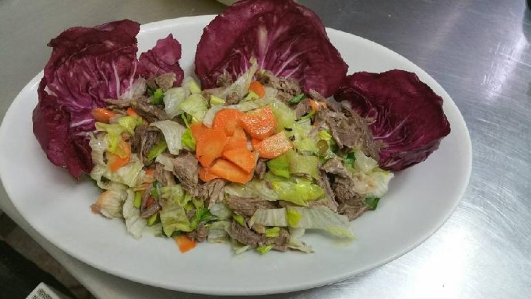 Bollito di manzo in insalata